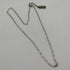 Collana oro bianco 18k catena maglia piatta 60 cm 5,8 gr | Gioiellitosti.it